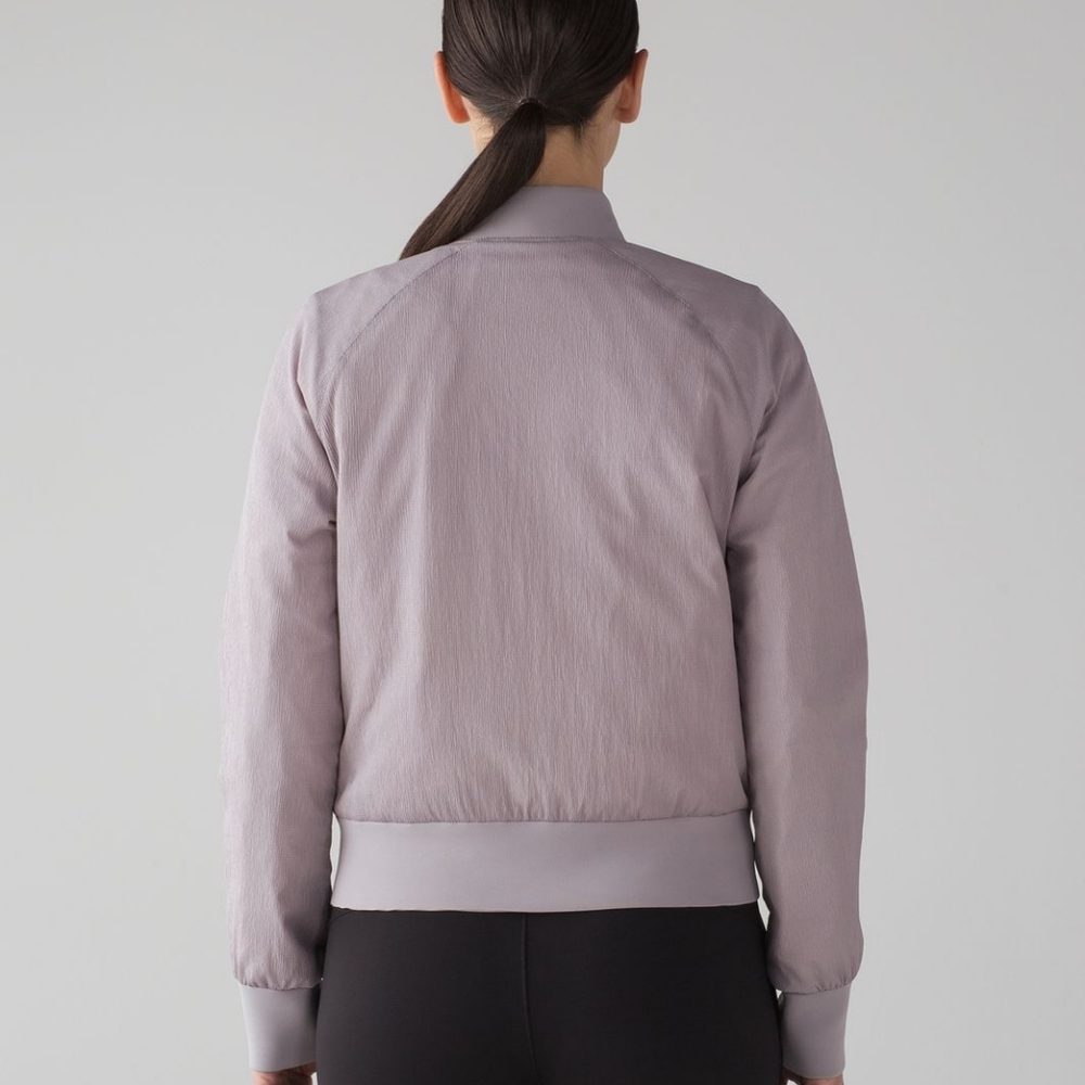 Lululemon Non-Stop Bomber *Reversible Dark Chrome - Picture 2 of 13